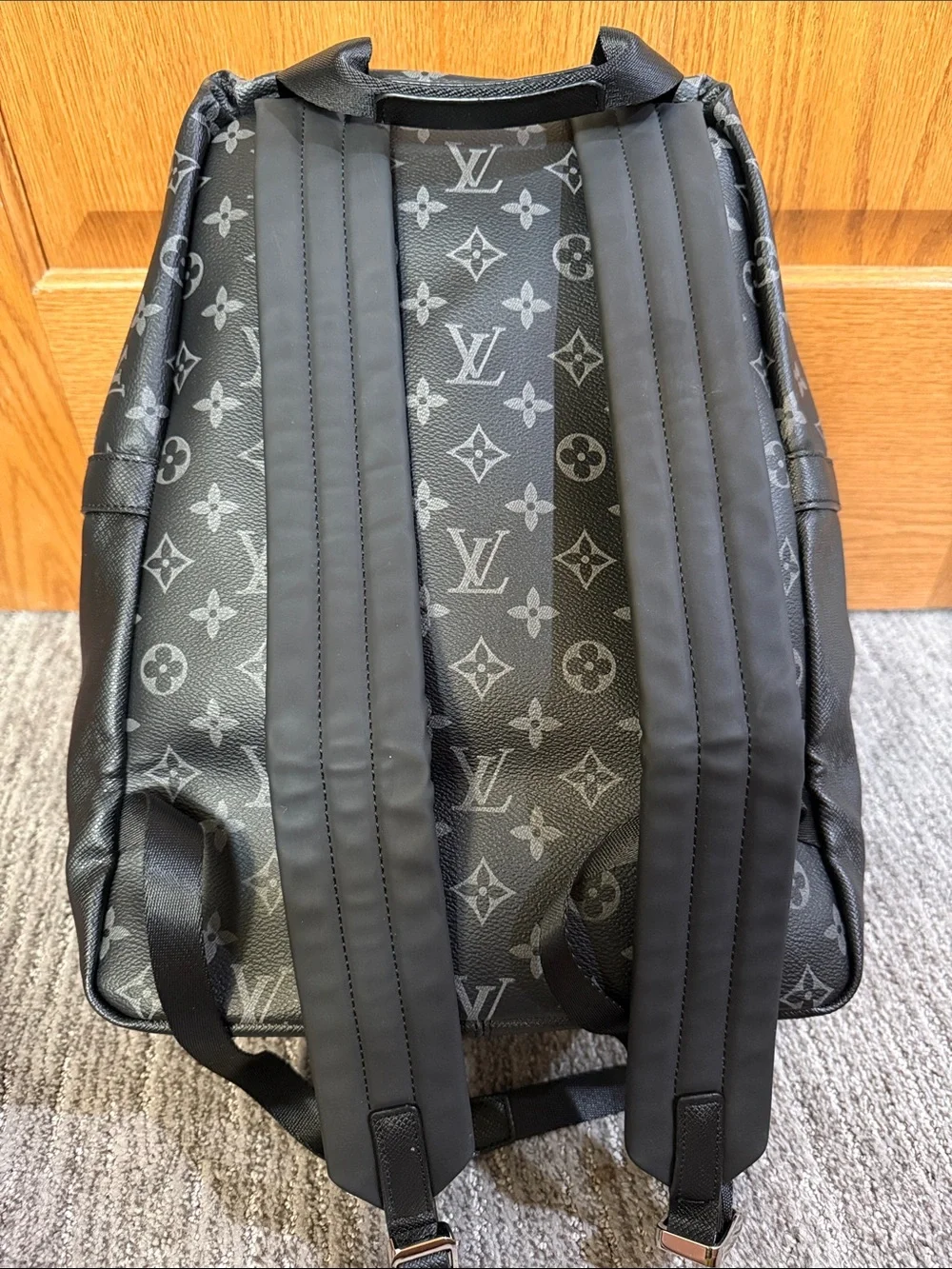 Luxury Black Monogram Backpack